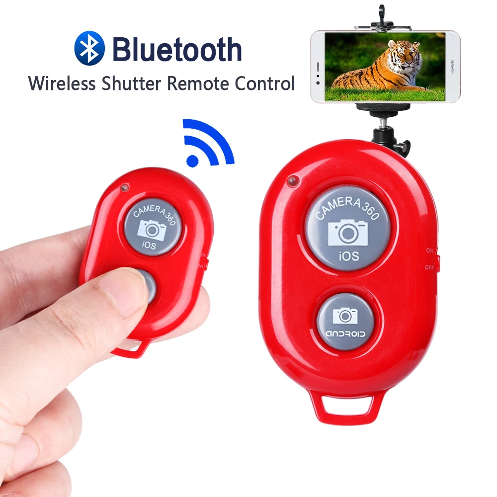 Портативный беспроводной Bluetooth затвор Автоспуск на большие расстояния камера телефон палка для селфи с затвором Радио пульт дистанционного управления B