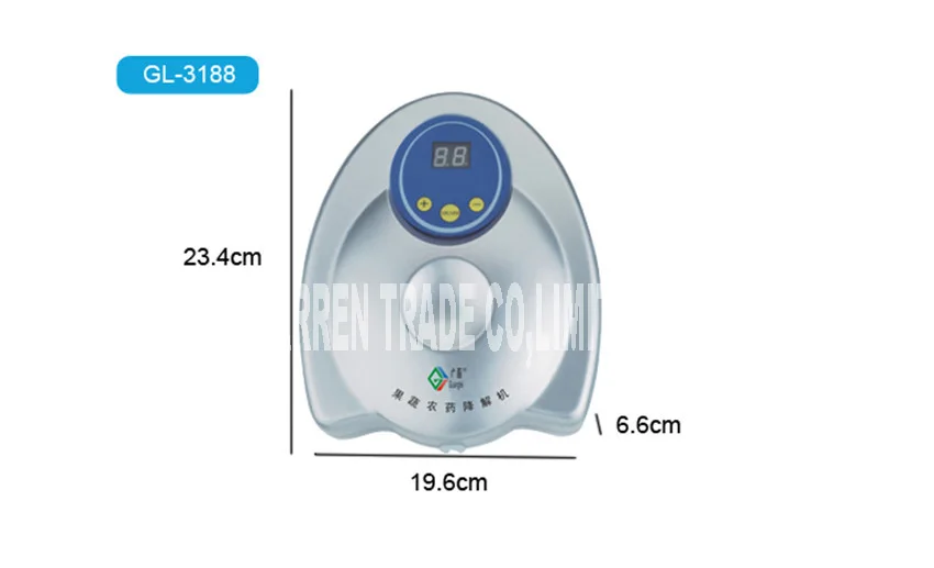 Новый 400 мг/ч Цифровой Генератор Очистители Воздуха Озона Воздуха Бытовые Устройства Для Дезинфекции Воды GL-3188 Обезжиривания Машина 220 В 10
