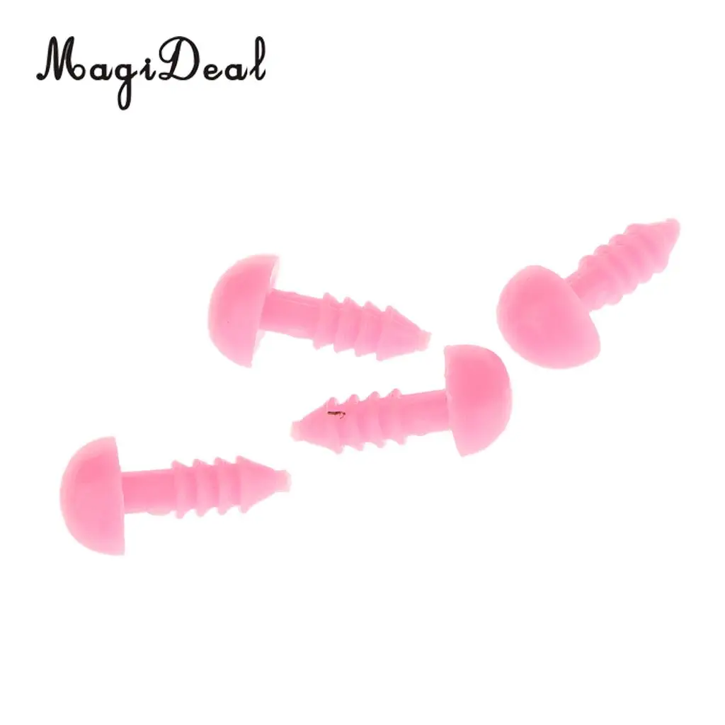 100Pcs Plastic Dolls Noses Acrylic 7x9mm Safety Nose Toy Animal Bear Dog DIY Making Accessories Crafts