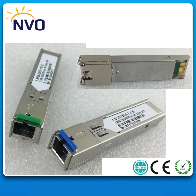 

5 pairs/lot 1.25G BIDI 20km 1310/1550nm,LC,Compatatible with Standard Code,Fiber Optic SFP Module,WDM LC SFP Transceiver