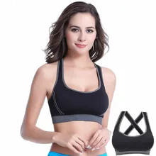 Screaming quality Women Yoga Vest Seamless Fitness Sports Bra Tops Gym Underwear Bras