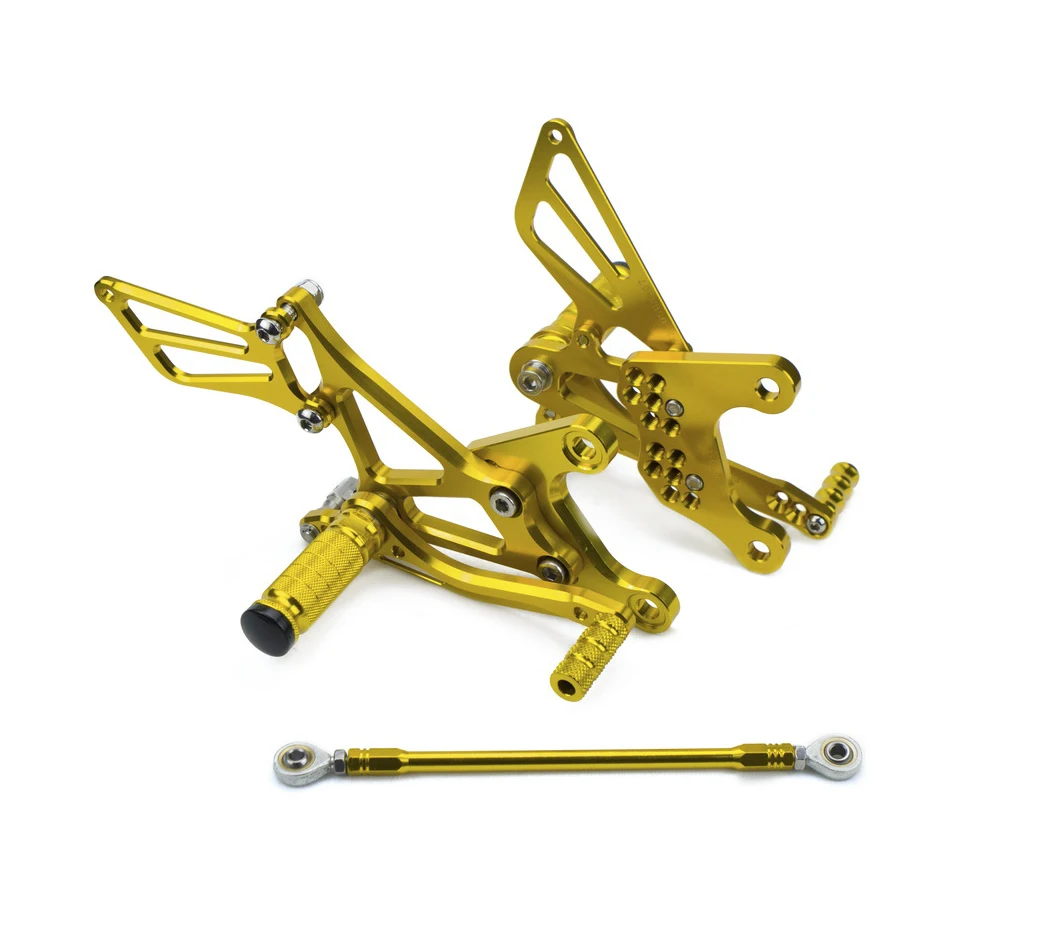 CNC подножка подножки педали подножки задние наборы отдых для Kawasaki Ninja ZX6R ZX6RR ZX600 ZX636 2005 2006 2007 2008