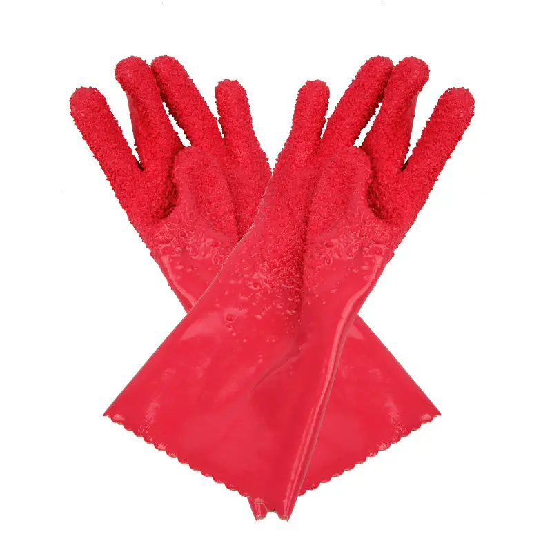 FHEAL High Quality Home Use Potato Gloves Kitchen Magic Anti-skidding Vegetable Peeling Gloves Cleaning Brush Kitchen Tool (2)