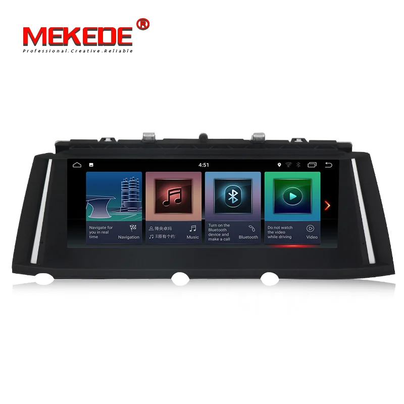 MEKEDE Car Multimedia player 6 Core Android 8.1 Car dvd player For BMW 7series F01 F02 CIC NBT system GPS navigation WIFI BT