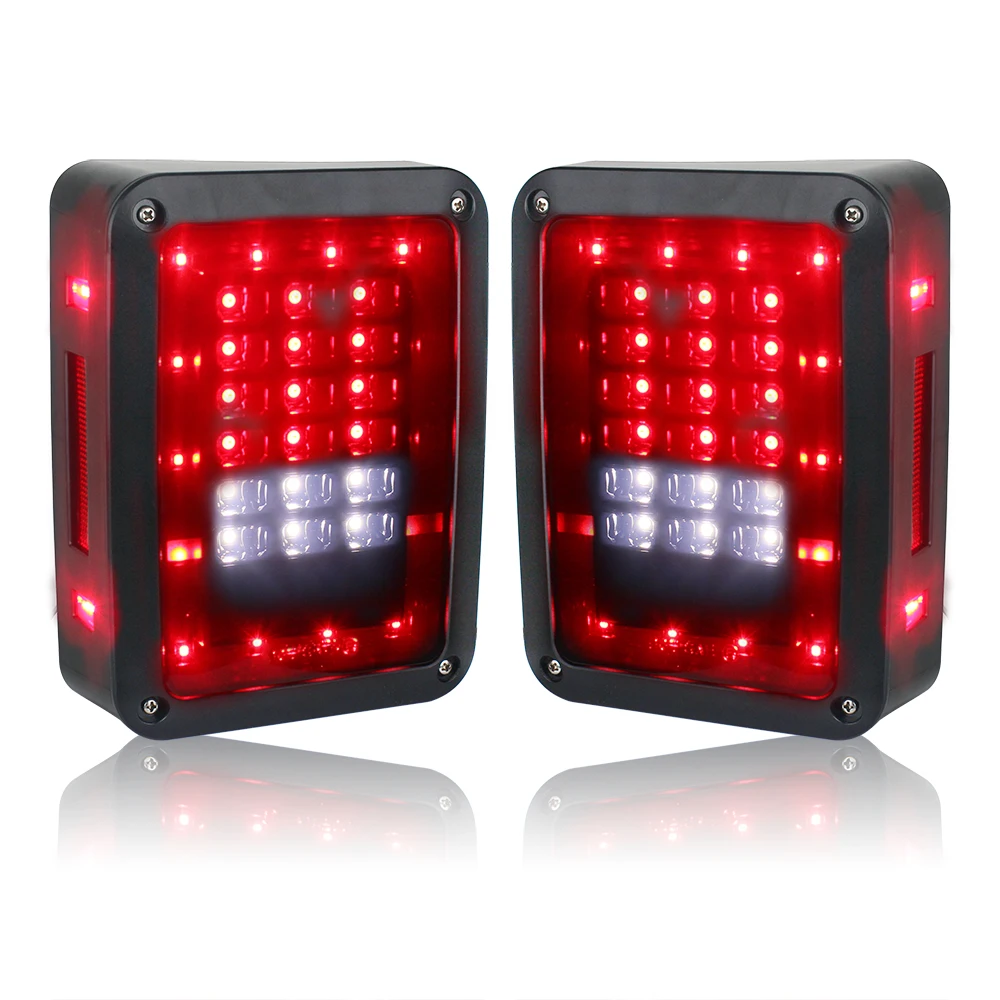 2 X светодиодные задние фонари для Jeep Wrangler JK 2007 2016 дюйма|led tail light|stop lightlight for |
