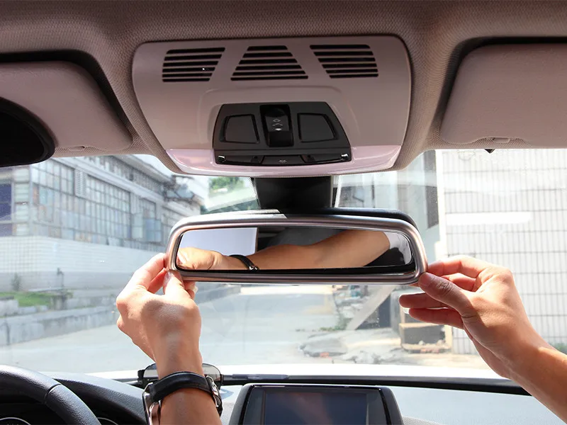 chrome rearview mirror cover trim for land rover discovery sport 2015 accessories  (2)