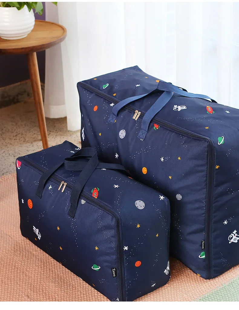 S m l xl сумка для хранения из ткани Оксфорд для одеяла мелочи багаж 1 шт. прочный шкаф Органайзер портативный влагостойкий домашний шкаф Органайзер