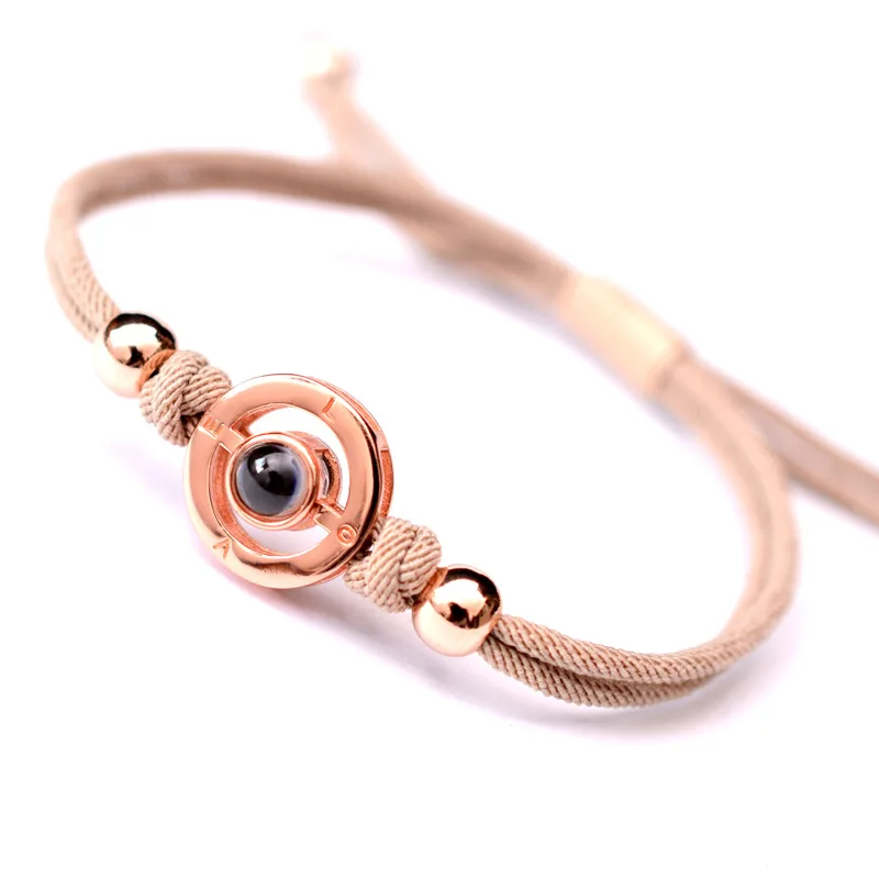 LKO New Arrive S925 Projection 100 Languages I Love You Charm Bracelet for Women Lover - Image 3