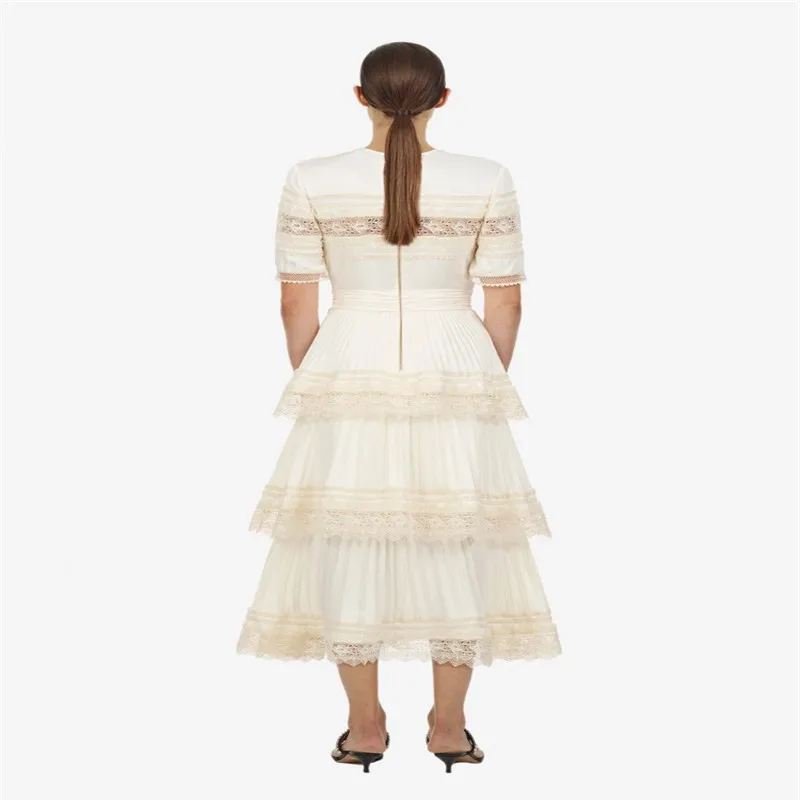 Новое поступление бежевое длинное платье Глубокий V кружевное женское вечернее платье высокого качества
