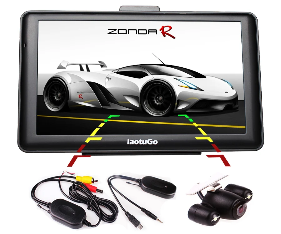 gps navigation for car iaotuGo 7" 128M 8G Capacitive Car Navigator GPS+Rearview Camera Parking System, Bluetooth GPS Navigation AVIN FM Music FM truck gps navigation