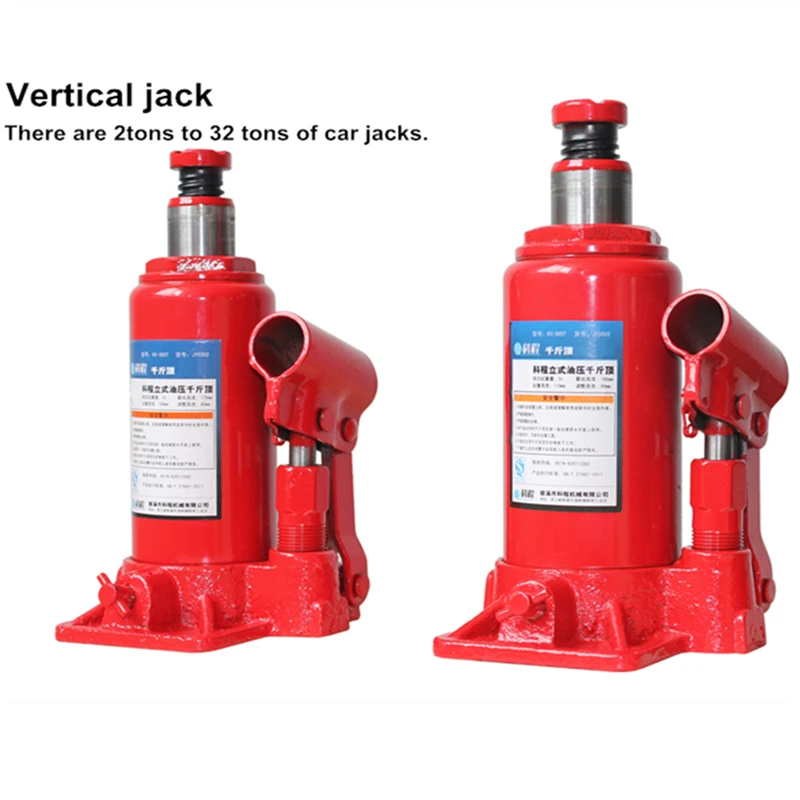 2tons to 20 Tons Vertical hydraulic jacks with European standard Car