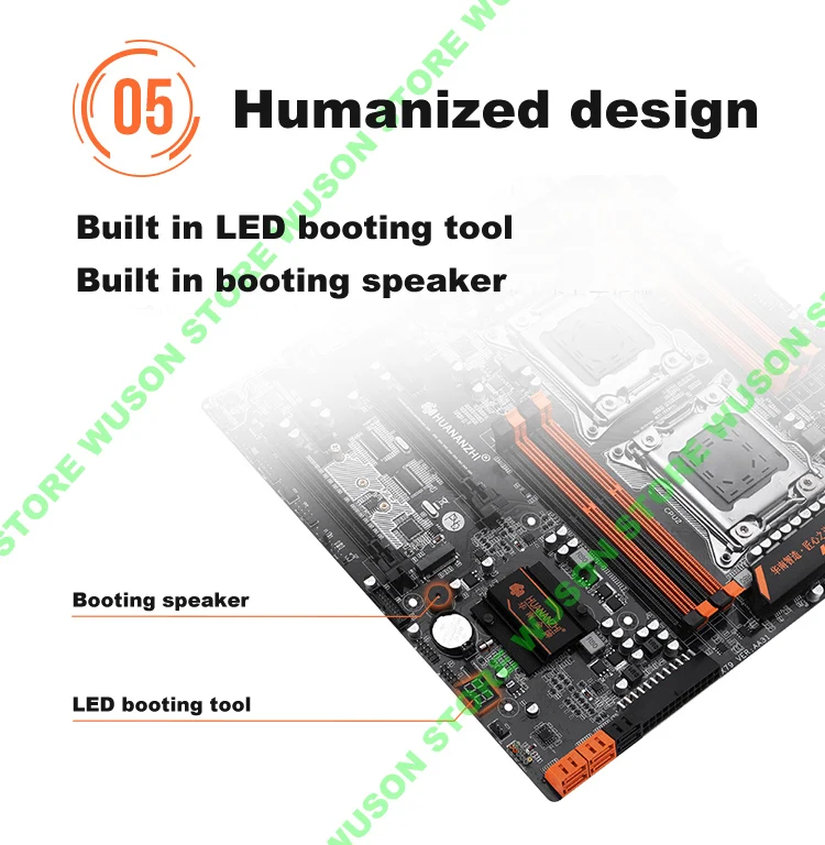 Новая HUANANZHI двойная X79-8D материнская плата с M.2 128G SSD видеокарта GTX1050TI 4G двойной процессор Xeon E5 2680 с охладителями ram 64G(8*8G