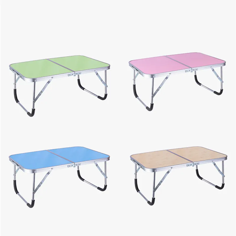 Portable Foldable Folding Table For Laptop Desk Computer Notebook Stand Tray For Sofa Bed Workstation Home Office Furniture