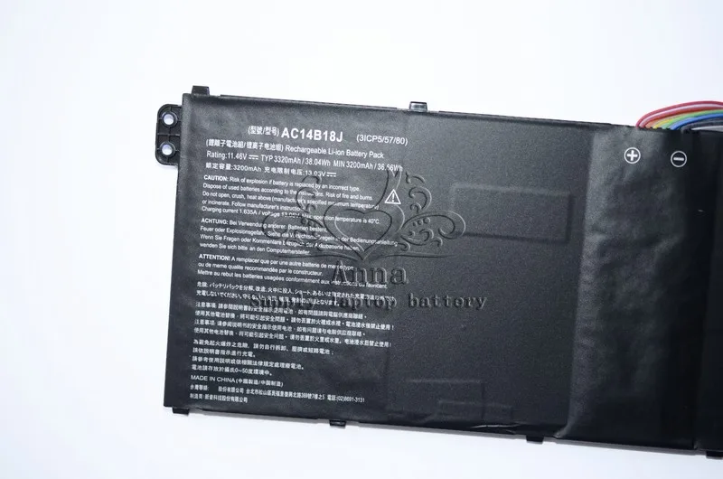 Оригинальный аккумулятор для ноутбука JIGU AC14B18J ACER Aspire E3 111 E5 731 771G ES1 511 R13|original laptop