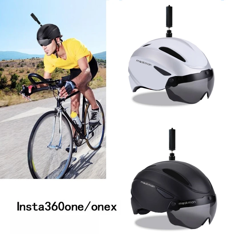 

Insta360 One X Bicycle Motorcycle Helmet Adjustable Buckle Ski Skate Extreme Sports Bracket Helmet for Insta 360 Accessories