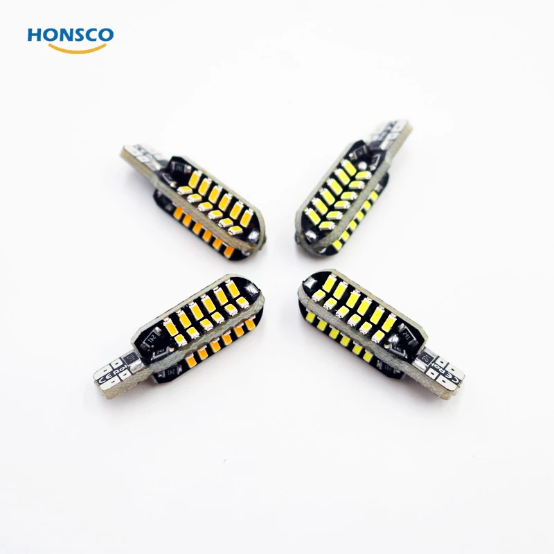 HONSCO 2 шт. автомобильные W5W лампы с клиновидным цоколем T10 светильник пы теплый