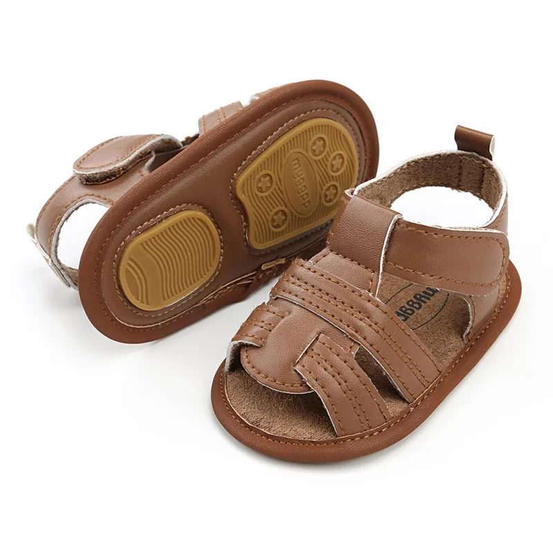 

WEIXINBUY Summer Boy Girl Sandals Bebe Party Baby Shoes Infant Birthday Gold PU nonslip Baby Moccasins Shoes