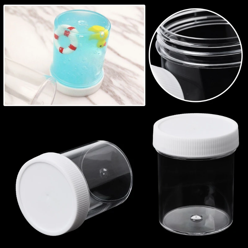 

120g Storage Container Organizer Box For Playdough Foam Slime Mud Light Clay Storage Bottle organizer