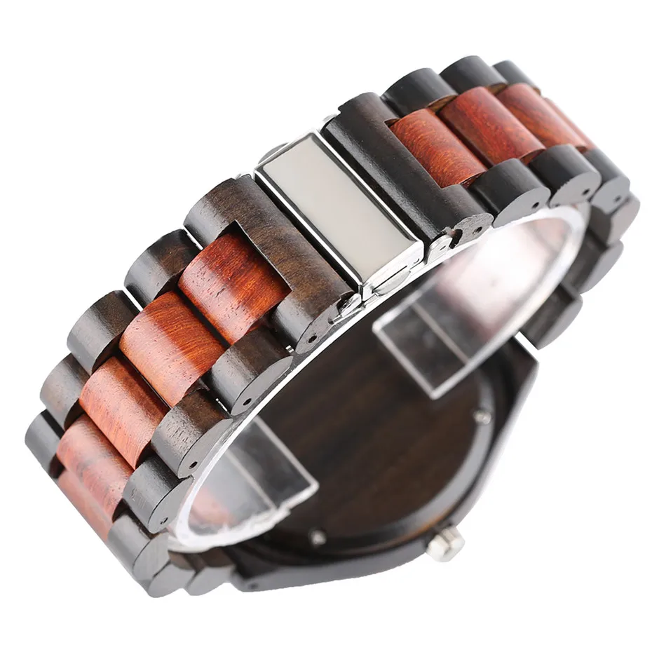 YISUYA 2017 New Arrival Mens Wood Watch Quartz Red Walnut Wooden Bamboo Watch Luxury Casual Quartz Sport Watches Relojes Hombre Montre Homme  (12)