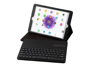 

For Apple iPad Air 3 Air3 ipad pro 9.7" Tablet PU Leather Case Stand Cover + Removable Bluetooth Russian/Hebrew/Spanish Keyboard