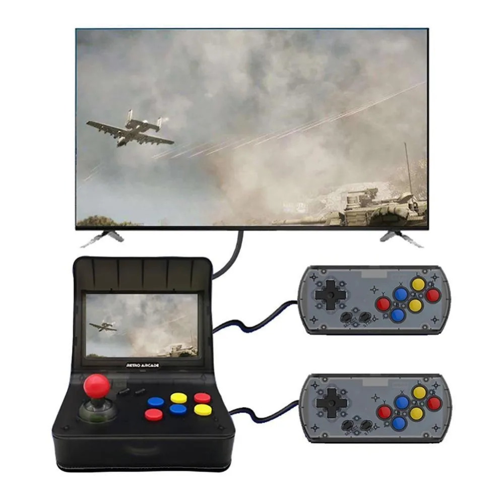 

Mini handheld double game console handheld nostalgic children mini