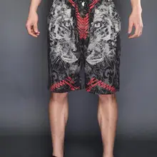 Летние тонкие мужские повседневные шорты до колена W984