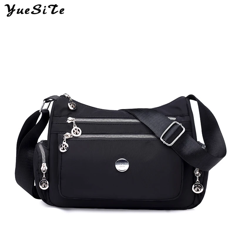 YUESITE Fashion Women Messenger Bags High Quality Waterproof Nylon Shoulder Bags Multi pocket
