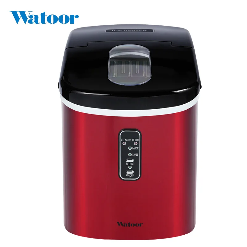 

16KG Mini Commercial Ice Maker LED Display Smart Control Automatic Ice Making Machine Round Ice Tool for Milk Tea Shop