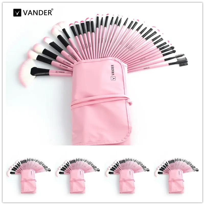 

5*32pcs Wholesale Makeup Brush Set Professional Cosmetic Kits Brushes Foundation Powder Blusher Eyeliner pincel maquiagem