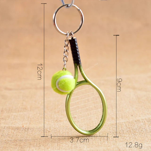 Tennis racket keyring clearance
