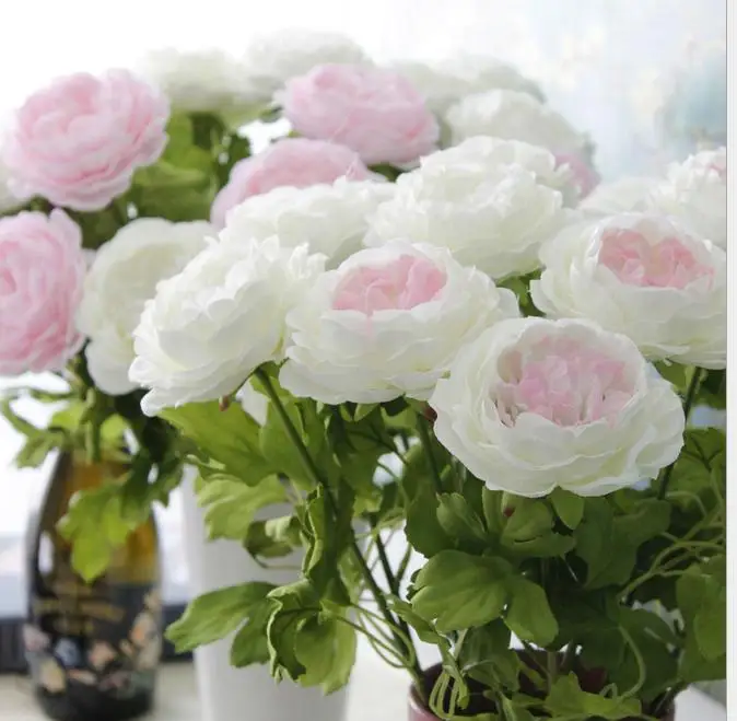 10pcs simulation flower Que Artificial lotus Western flower high grade