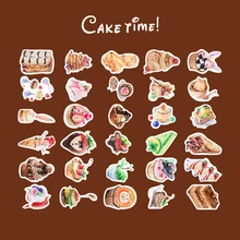 30 шт./лот японский нерегулярные Почтовые открытки торт время Kawaii Мультфильм Почтовые открытки с милой DIY конверт подарок карта Creative Закладки