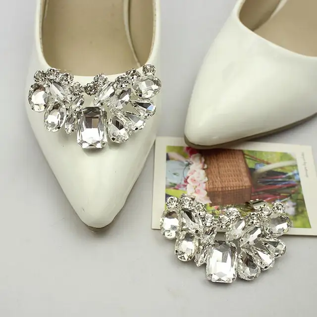 Removable women wedding shoes clips decorative Beautiful Shoe ...