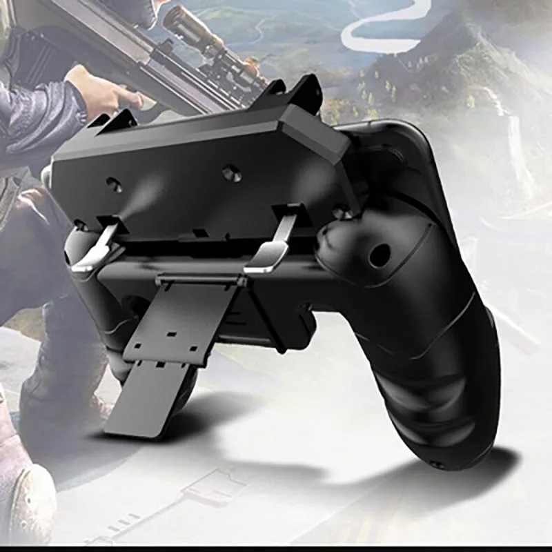 PUBG Mobile Phone Game Trigger L1R1 Fire Button Gamepad Holder Shooter Game Joystick Controller Handle For IOS Android Phone PUBG Mobile Phone Game Trigger L1R1 Fire Button Gamepad Holder Shooter Game Joystick Controller Handle For IOS Android Phone