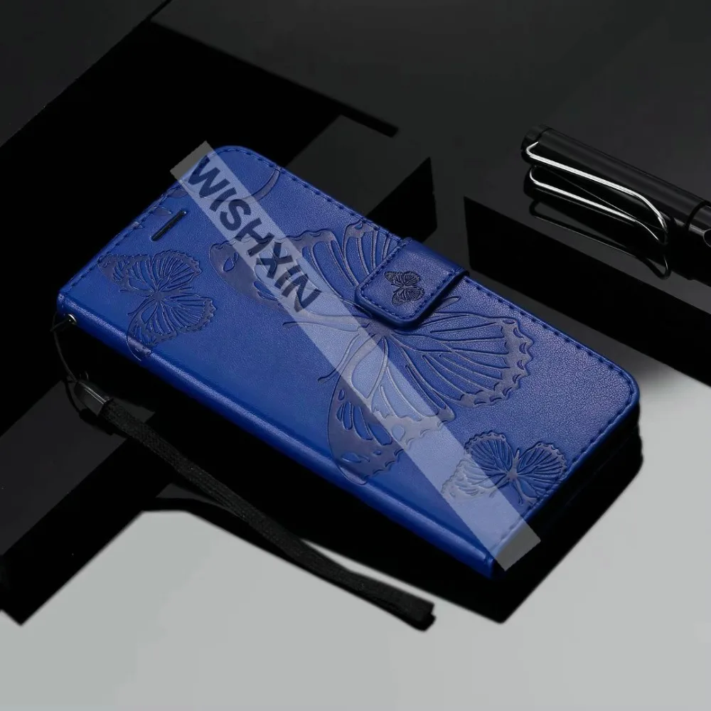 Чехол для Huawei P8 Lite 2016 чехол роскошный 3D из искусственной кожи с бабочкой Funda P8Lite ALE