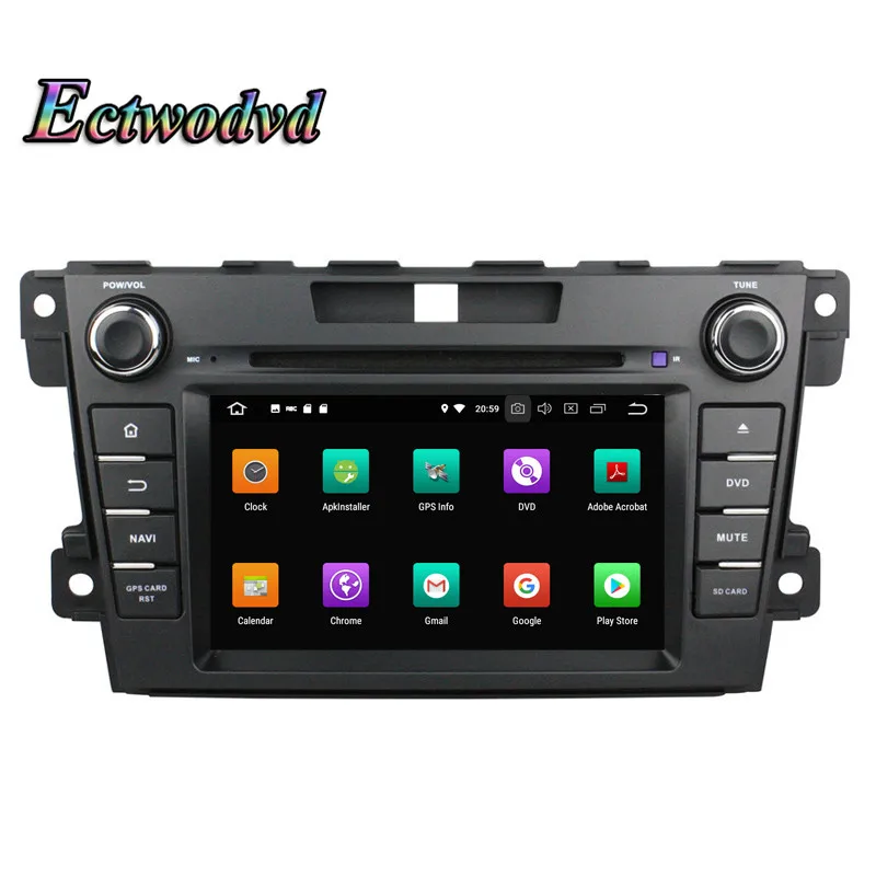 Flash Deal Ectwodvd Octa Core 4G RAM 64G ROM Android 9.0 Car Multimedia DVD Player GPS HeadUnit For Mazda CX-7 2012 2013 2