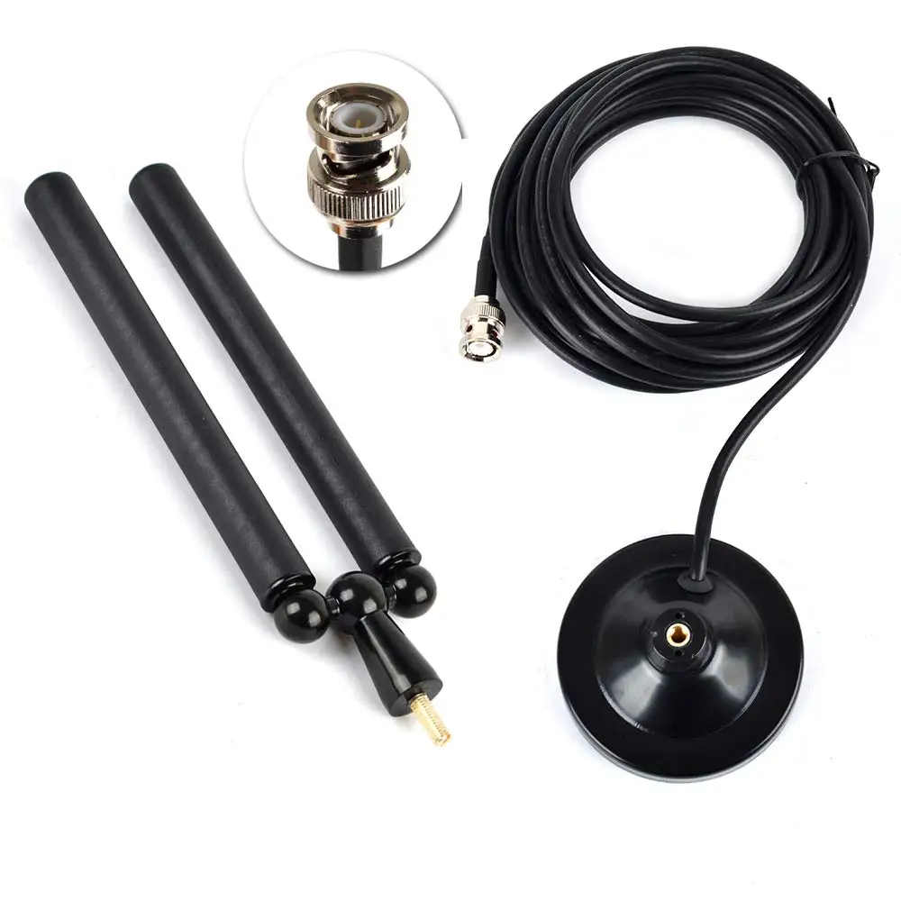 HYS TC-MS9 Dual Band 2M/70CM BNC Antenna with Magnetic Base Mount and 5M/16ft RG-58 Cable forWilson HH152 HH154 HH156 | Мобильные