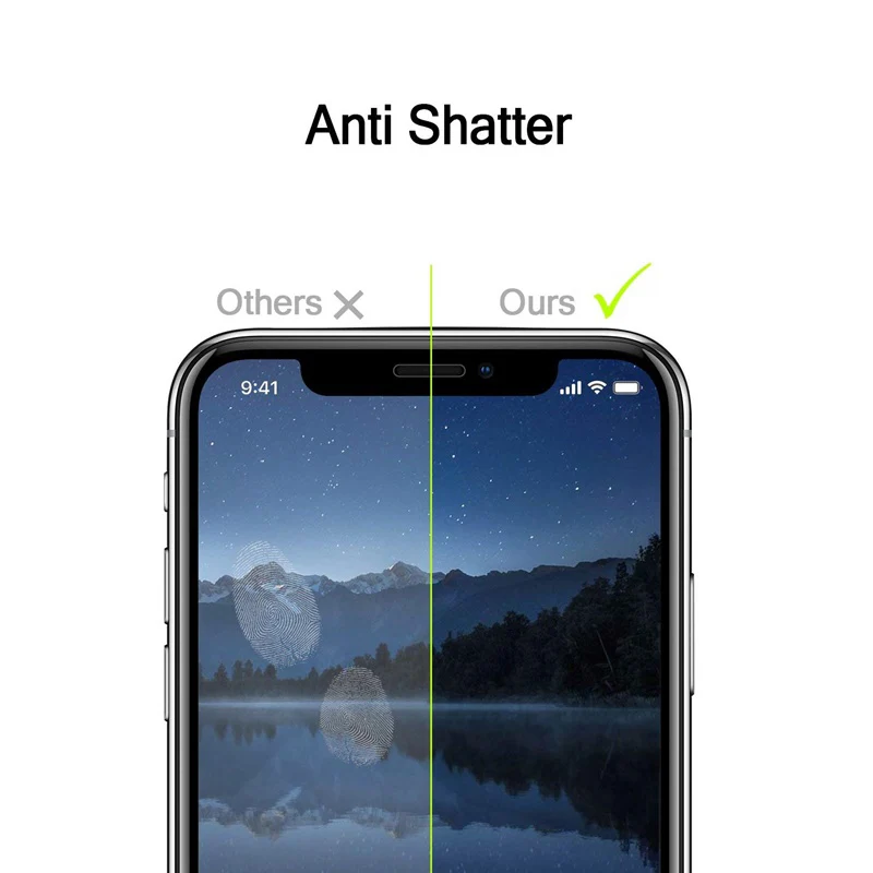 Защитная пленка для экрана из закаленного стекла iPhone X 11 Pro PET Edge 3D полное покрытие