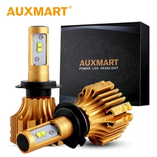 Auxmart LED H7 H4 H11 H13 HB4 9006 HB3 9005 HB2 9003 Bulbs Car Headlight LED 70W 7000lm CREE Chips SMD Head Light Auto Lamp Bulb