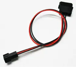 IDE Molex до Вентилятор охлаждения 3pin разъем (2Pin Провода) питание кабель 22awg Провода 12 В PC DIY 20 см