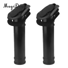 Support de canne à pêche de bateau de Kayak de bâti affleurant en Nylon de 2 pièces durables de MagiDeal avec le joint de chapeau pour des accessoires de bateau gonflables de Rafting