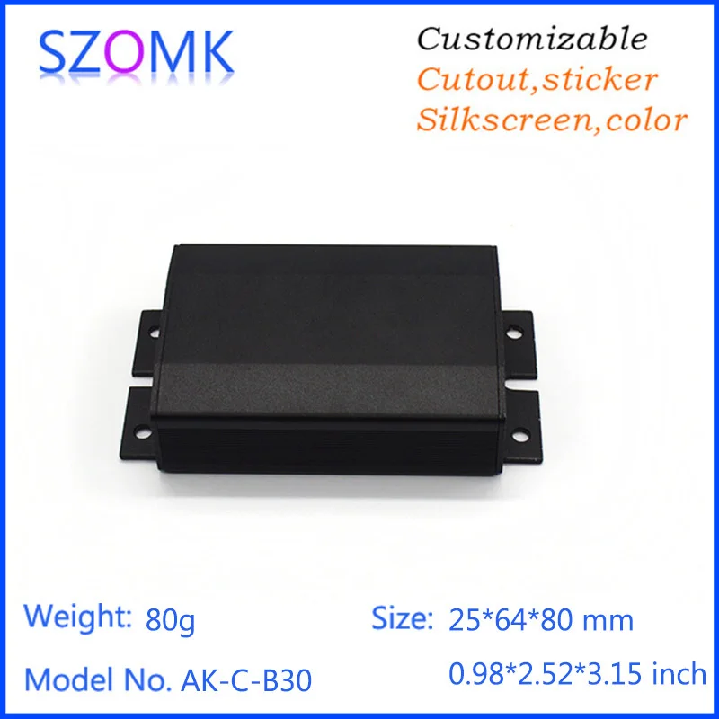 aluminum extrusion case szomk aluminum project box electronics enclosure for pcb aluminum amplifier housing box extruded junction box aluminum diy box pcb control enclosure electrical gps tracker outlet boxes   (9).jpg