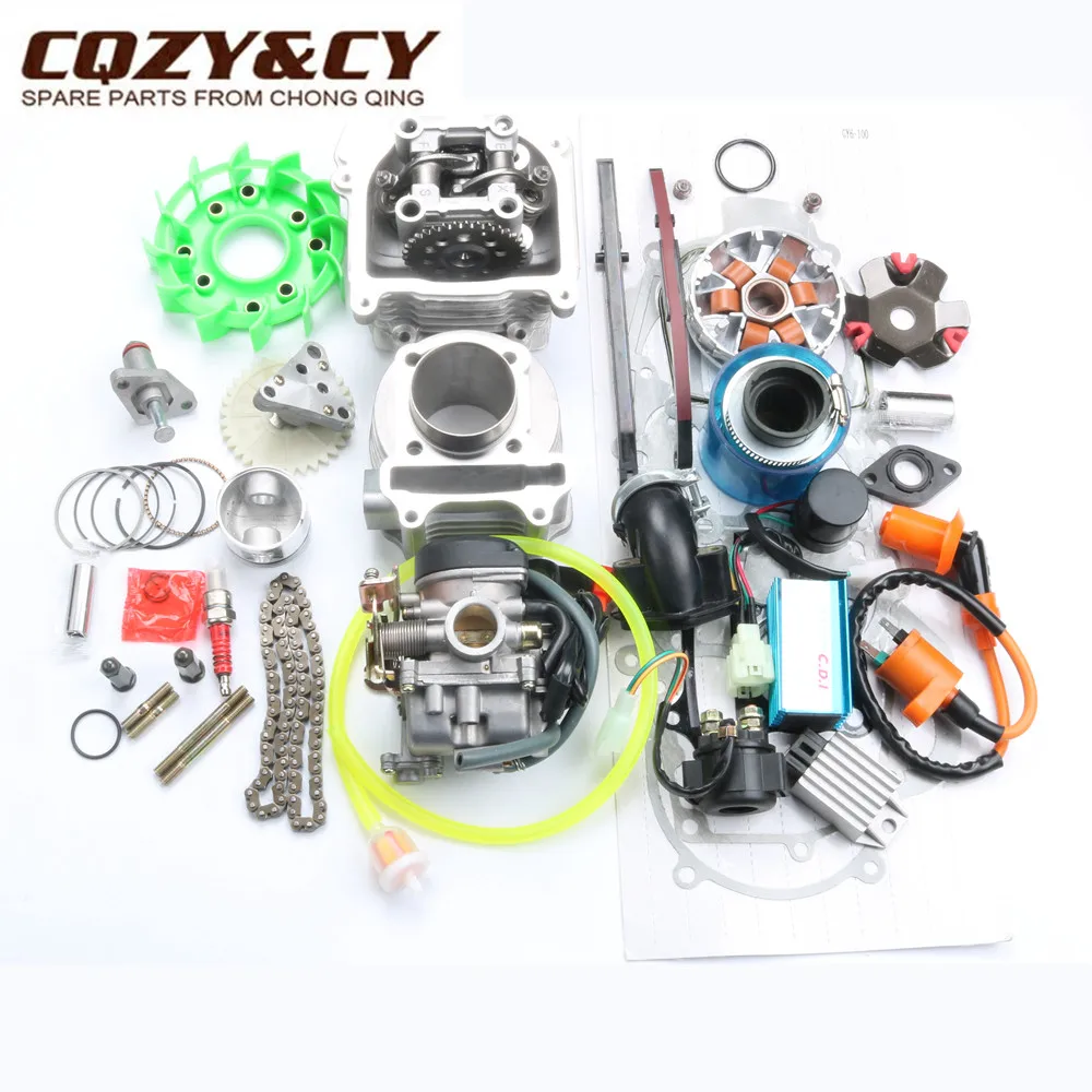 100cc Big Bore Performance Kit for GY6 50cc 139QMB Chinese Scooter Parts 50mm/13mm Bore
