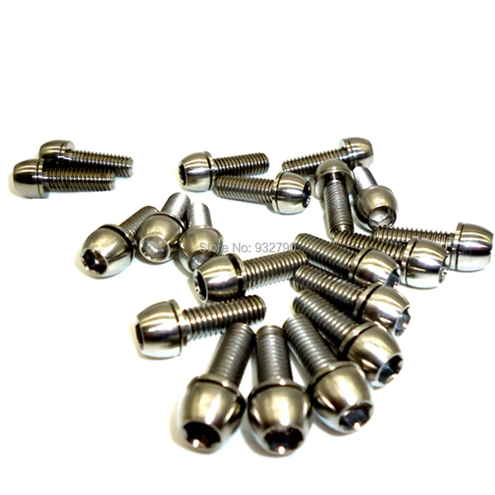 Pack of 20pcs M6X18mm Bike Bicycle Handlebar Bolt Screw Bolts Conical
