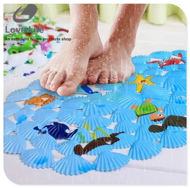 Child Bath Mat Non Slip Fish Bathroom Rug Badmat Animals Print Child Bath Mat Non Slip Fish Bathroom Rug Badmat Animals Print Pvc Carpet