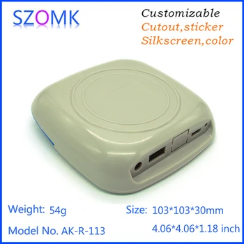 

10 pcs a lot high quality router electric enclosure plastic housing control plastic enclosures for electronics 103*103*30mm