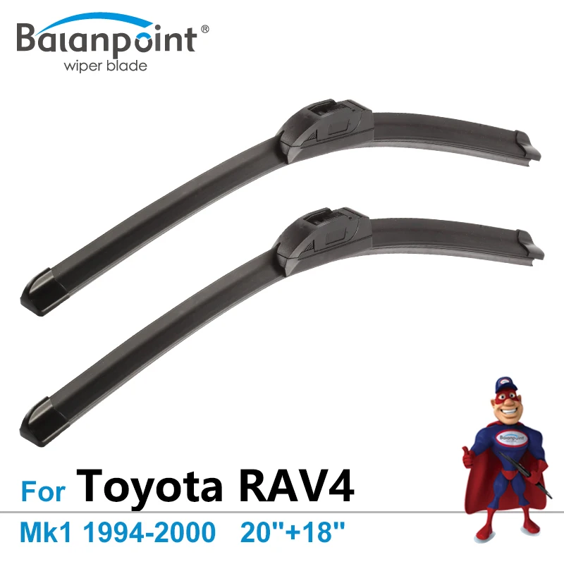 Wiper Blades For Toyota RAV4 Mk1 1994 2000 20"+18", Set of 2Pcs