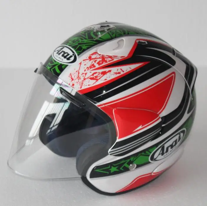 ARAI двойного назначения мотоциклетный шлем в виде черепа Capacete каско Новинка Ретро шлем мотоцикл открытый шлем Capacete - Цвет: Design 2