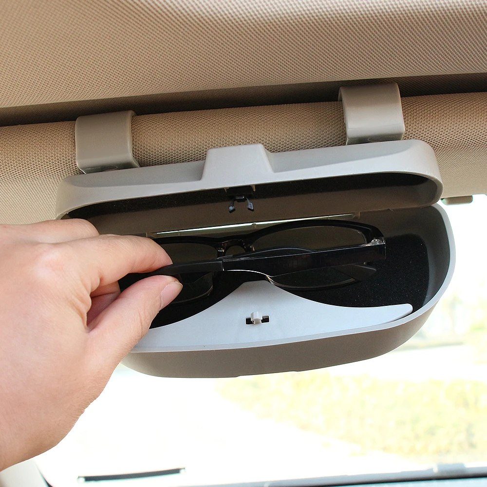 

VCiiC Car Auto Interior Glasses Storage Box Case For Volvo S60 S90 XC90 S80 XC60 V60 V40 For Renault Koleos Latitude Car styling