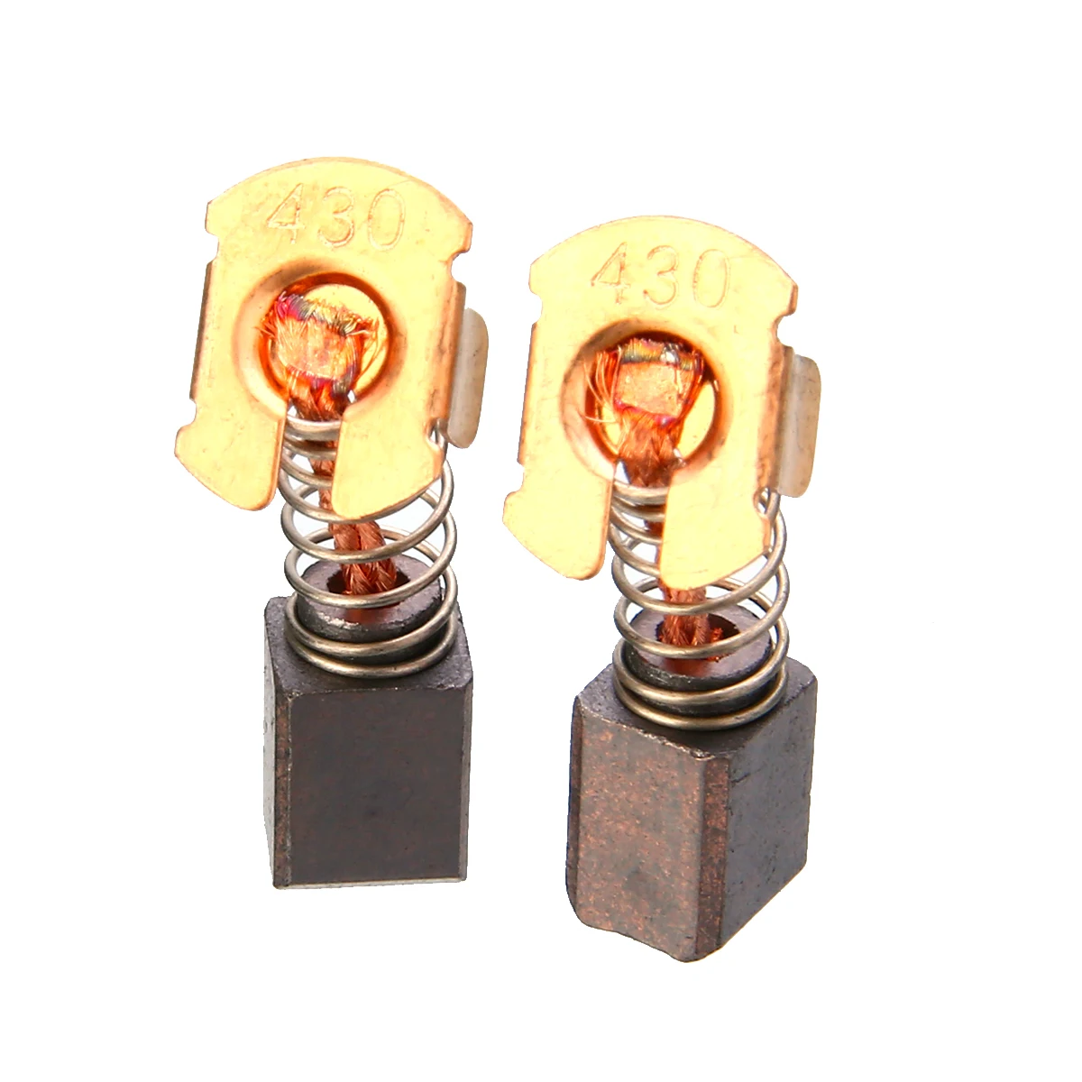 1 Pair Carbon Brush With Black Caps Replacement for BGA450 BGA452 DGA452 GA400 BGA402 Electric Motor Carbon Brush Tool